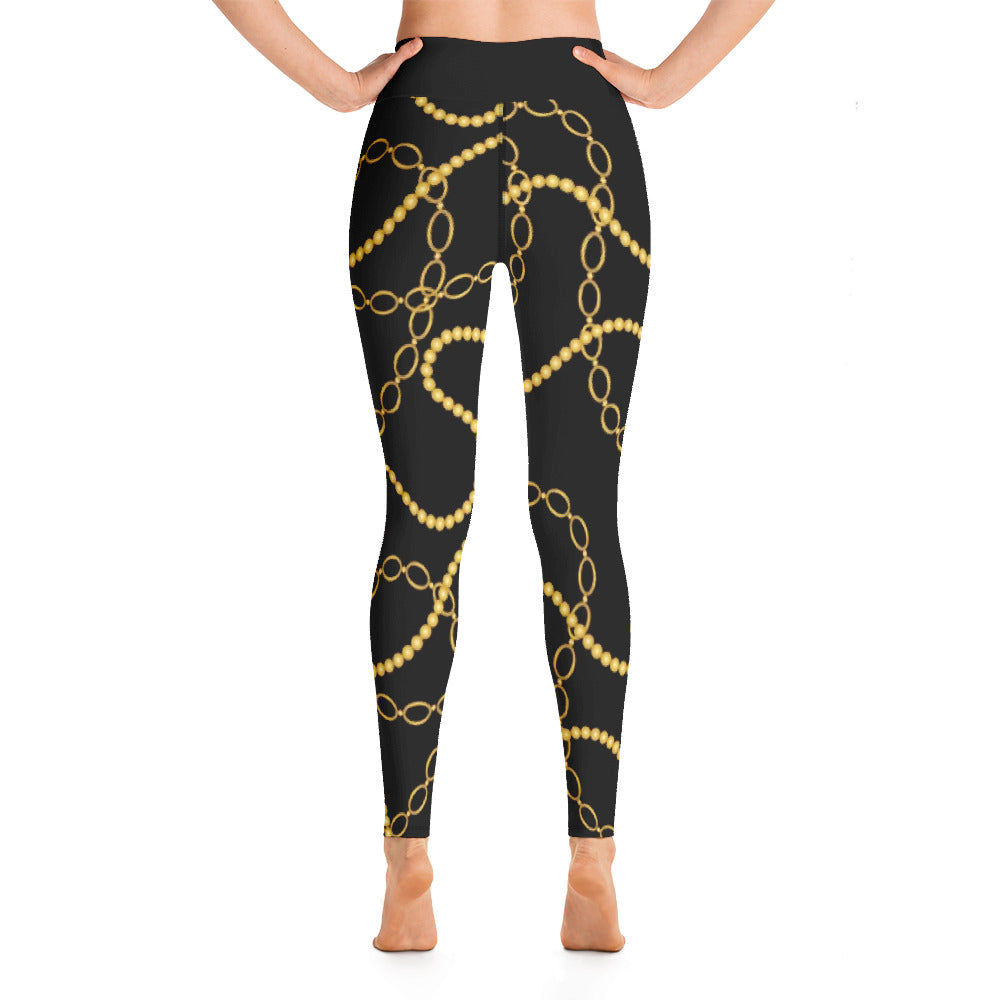 Gold Chain Yoga Leggings