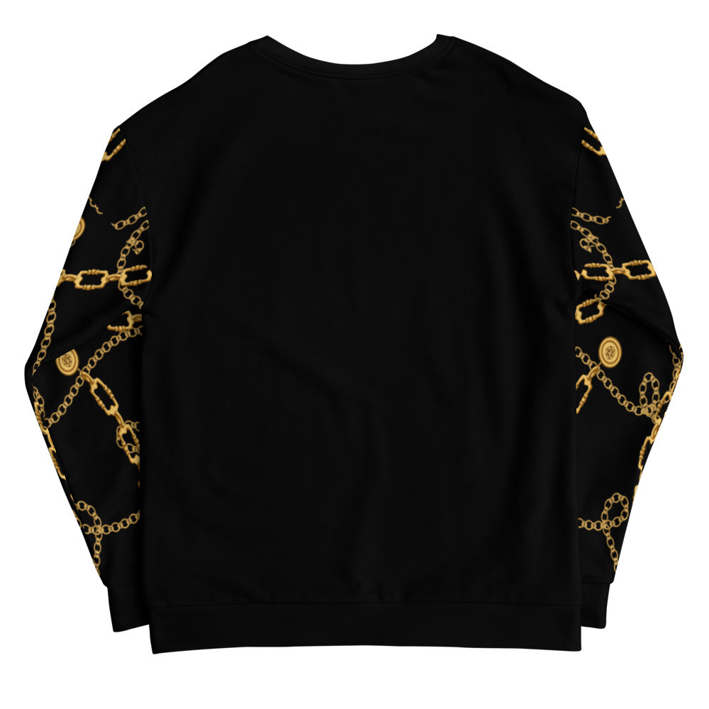 Black and Gold Logo Sweatshirt