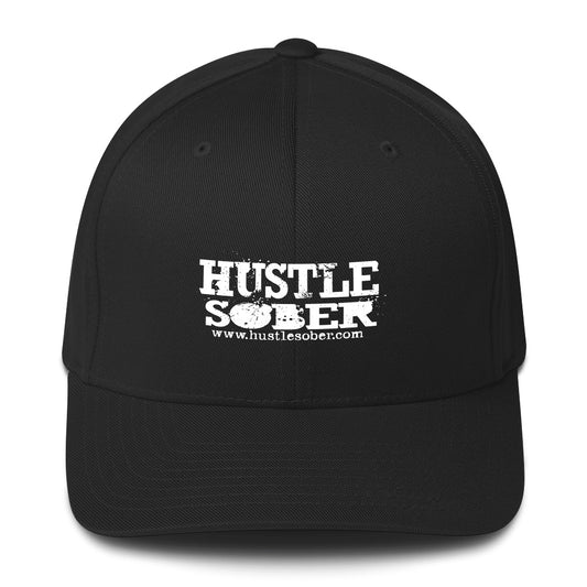 HUSTLE SOBER Structured Cap